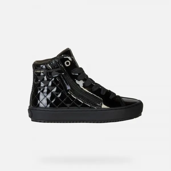 Black Girls Geox Kalispera Sneakers - Girls