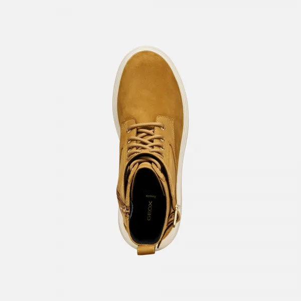Light Brown Women's Ankle Boots Geox Lamidie + Grip ABX - Ladies