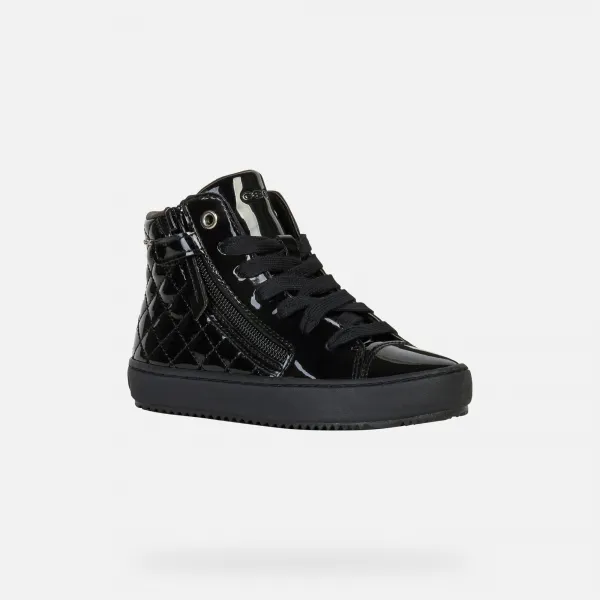 Black Girls Geox Kalispera Sneakers - Girls