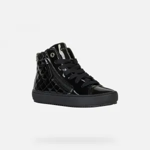 Black Girls Geox Kalispera Sneakers - Girls
