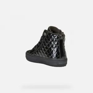 Black Girls Geox Kalispera Sneakers - Girls