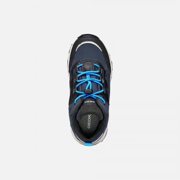 Dark blue boys' sneakers Geox Magnetar B ABX - Boys