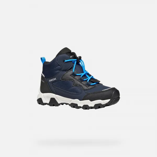 Dark blue boys' sneakers Geox Magnetar B ABX - Boys