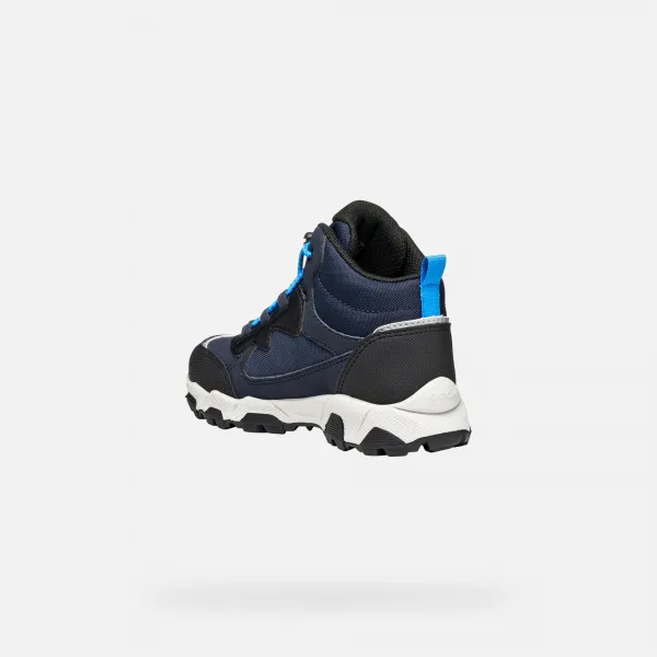 Dark blue boys' sneakers Geox Magnetar B ABX - Boys