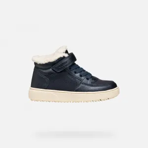 Dark Blue Girls' Geox Theleven B AB Sneakers - Girls