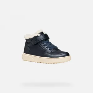 Dark Blue Girls' Geox Theleven B AB Sneakers - Girls