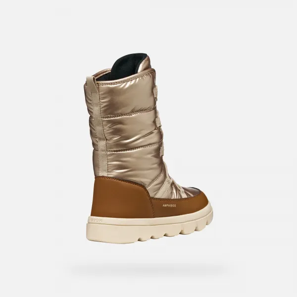 Gold Girls' Winter Boots Geox Willaboom A - Girls