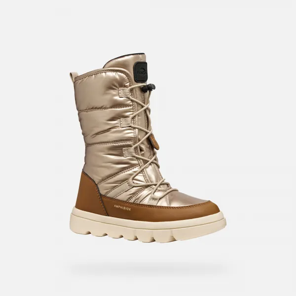 Gold Girls' Winter Boots Geox Willaboom A - Girls
