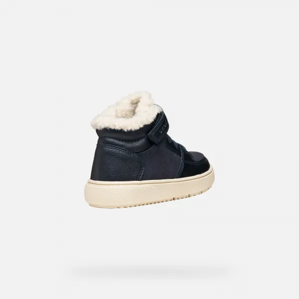 Dark Blue Girls' Geox Theleven B AB Sneakers - Girls