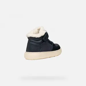 Dark Blue Girls' Geox Theleven B AB Sneakers - Girls