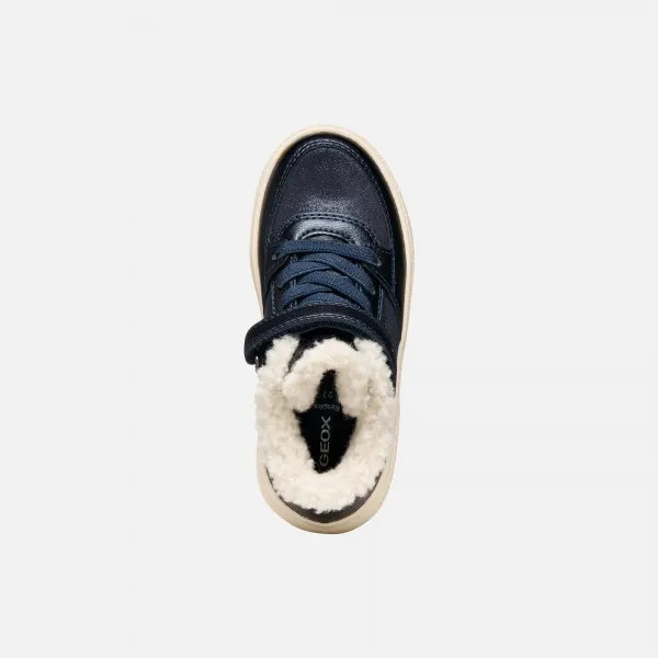 Dark Blue Girls' Geox Theleven B AB Sneakers - Girls