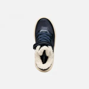 Dark Blue Girls' Geox Theleven B AB Sneakers - Girls