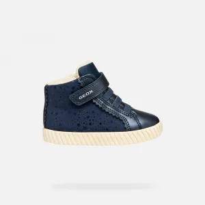 Girls First Steps Geox Mirroless Dark Blue - Girls