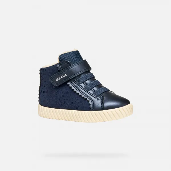Girls First Steps Geox Mirroless Dark Blue - Girls