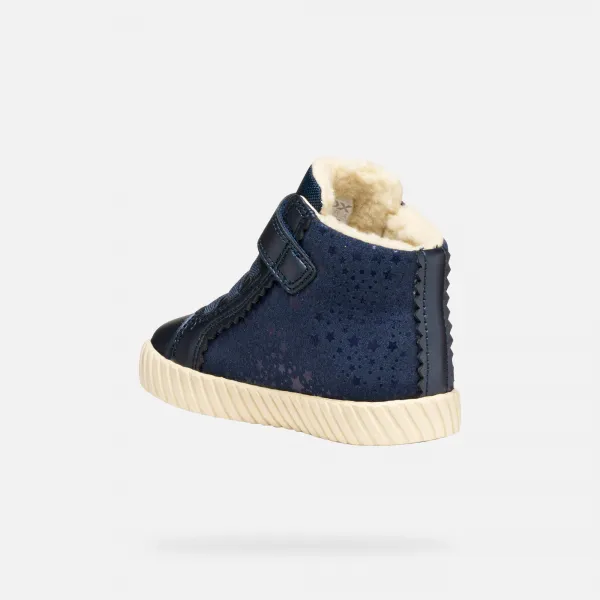Girls First Steps Geox Mirroless Dark Blue - Girls