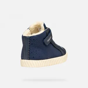 Girls First Steps Geox Mirroless Dark Blue - Girls