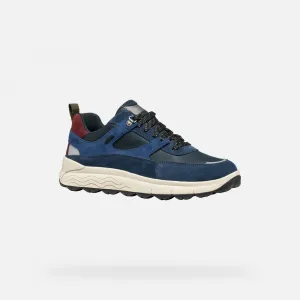 Blue Men's Geox Spherica 4X4 B ABX Sneakers - Men's