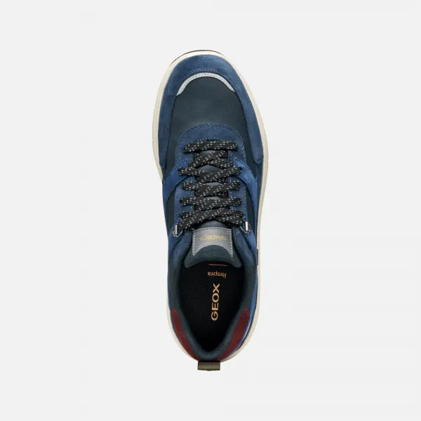 Blue Men's Geox Spherica 4X4 B ABX Sneakers - Men's
