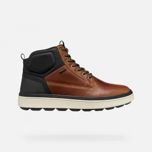 Geox Spherica ECUB-1.1 Men's Brown Ankle Boots - Mens