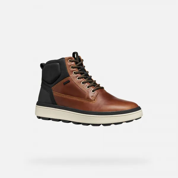 Geox Spherica ECUB-1.1 Men's Brown Ankle Boots - Mens