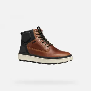 Geox Spherica ECUB-1.1 Men's Brown Ankle Boots - Mens