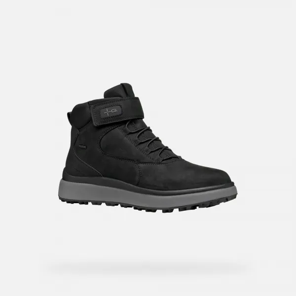 Black men's ankle boots Geox Granito + Grip A - Men