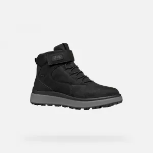Black men's ankle boots Geox Granito + Grip A - Men