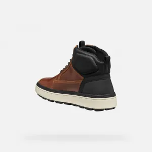 Geox Spherica ECUB-1.1 Men's Brown Ankle Boots - Mens