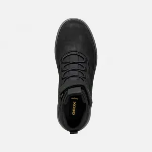 Black men's ankle boots Geox Granito + Grip A - Men