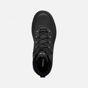 Black Men's Ankle Boots Geox Granito + GRIP B A - Men's