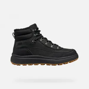 Black Men's Ankle Boots Geox Granito + GRIP B A - Men's