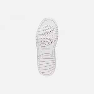 White Girls Geox Washiba Fast In Sneakers - Girls