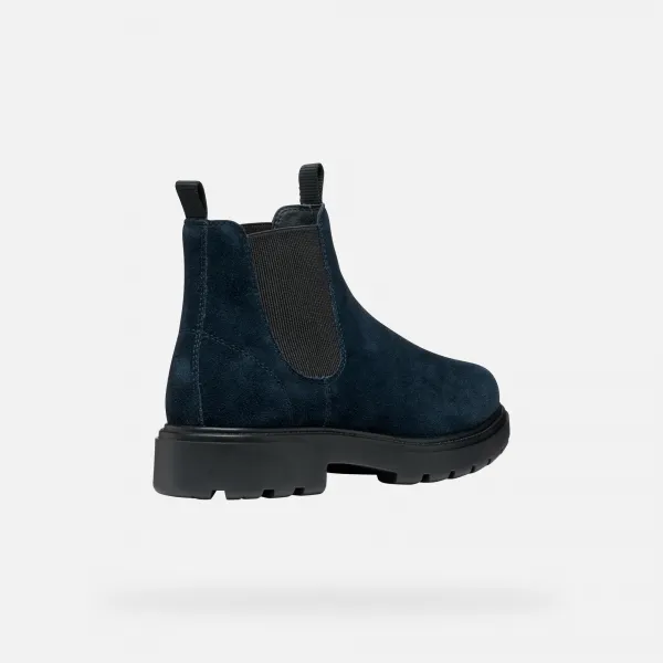 Geox Spherica EC7 Men's Ankle Boots Navy Blue - Mens