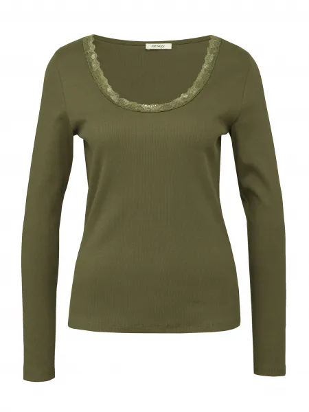 Women's Long Sleeve Khaki T-Shirt ORSAY - Women's
