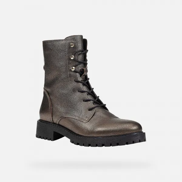 Geox Hoara Brown Women's Ankle Boots - Ladies