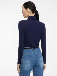Navy Blue Women's T-Shirt with Turtleneck ORSAY - Women's