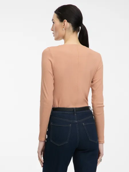 Light Brown Women's Long Sleeve T-Shirt ORSAY - Women's