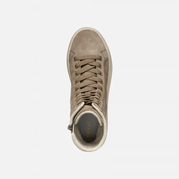 Beige women's ankle boots Geox Spherica Ec4.1 - Women's