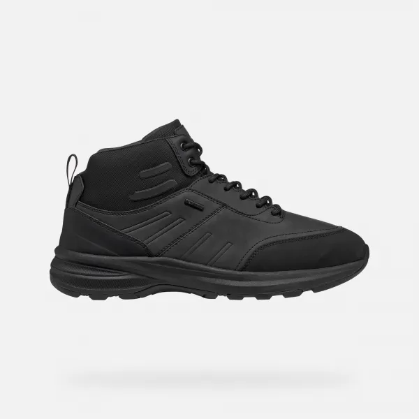 Men's Black Sneakers Geox Senales ABX - Mens