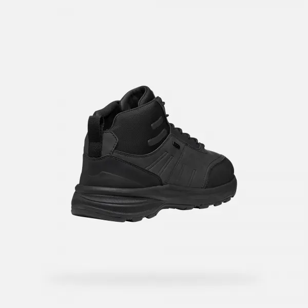 Men's Black Sneakers Geox Senales ABX - Mens