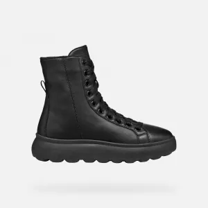 Geox Spherica EC4.1 Black Women's Ankle Boots - Women's