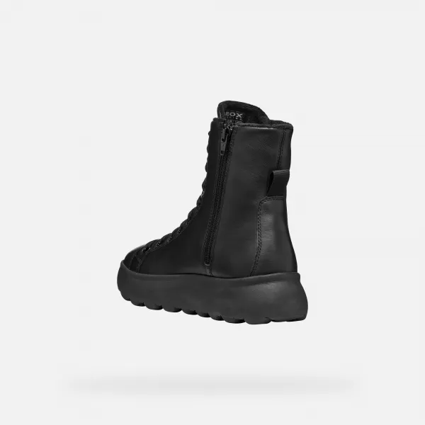 Geox Spherica EC4.1 Black Women's Ankle Boots - Women's