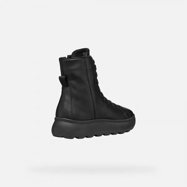 Geox Spherica EC4.1 Black Women's Ankle Boots - Women's