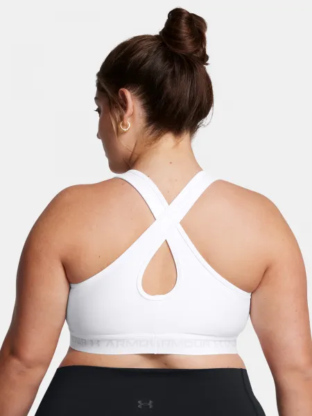 Under Armour UA Crossback Mid Bra&-WHT Women's Bra - Women's