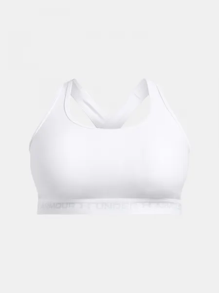Under Armour UA Crossback Mid Bra&-WHT Women's Bra - Women's