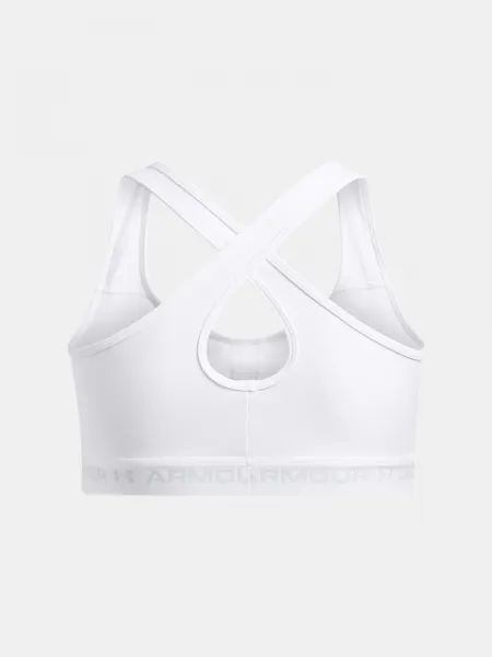 Under Armour UA Crossback Mid Bra&-WHT Women's Bra - Women's