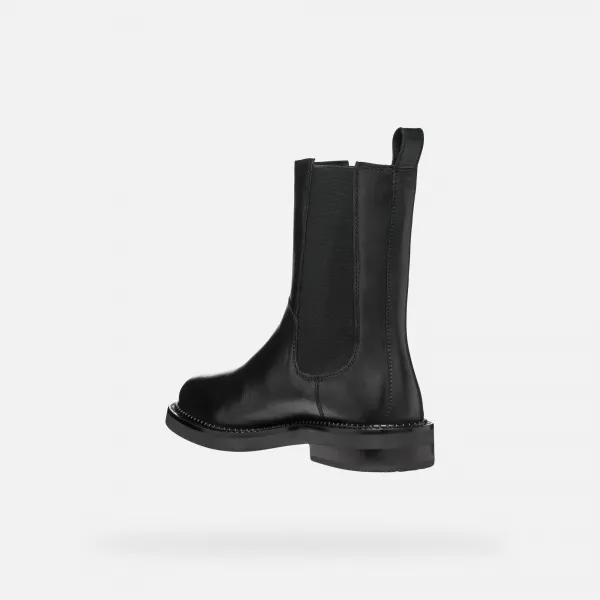 Black women's ankle boots Geox Serilda - Women's