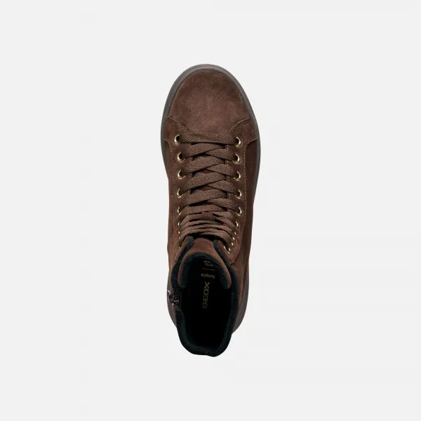 Geox Spherica EC4.1 Women's Ankle Boots Dark Brown - Ladies