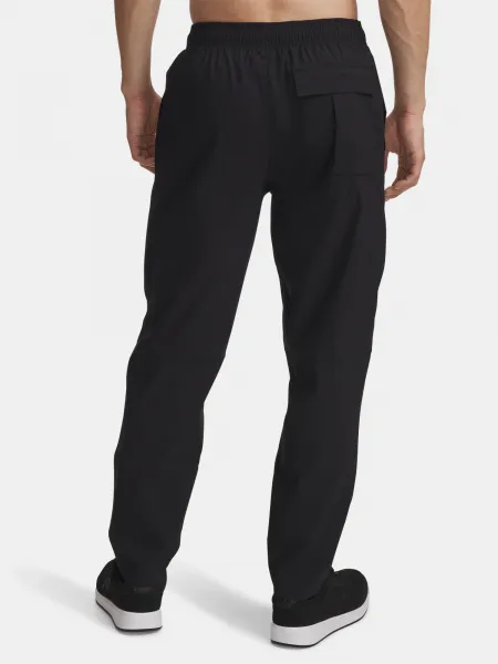 Men's Under Armour UA UNSTPBLE WOVEN TX TAPER-BLK Men's Sports Trousers - Mens