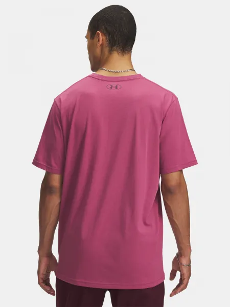 Men's Under Armour UA M SPORTSTYLE LC SS-PNK T-Shirt - Mens